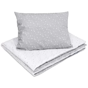 Cotton Toddler bedding 2 pc set, kid duvet cover 135×100 cm and pillowcase 60×40 cm polaris