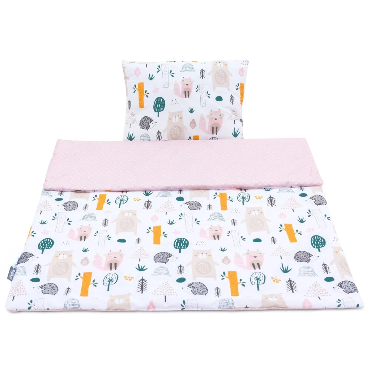 Cotton Toddler bedding 2 pc set with filling kid duvet 135×100 cm and pillow 60×40 cm 4rest