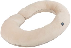 Big pregnancy pillow C-shaped, 140×85 cm, beige
