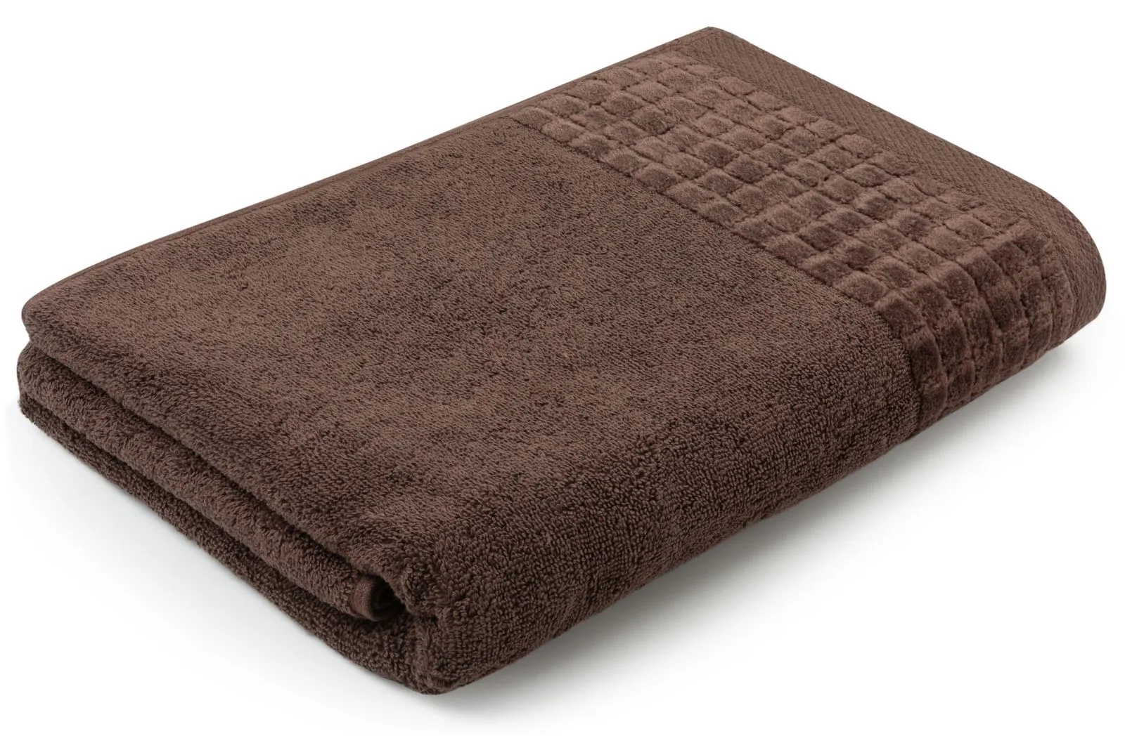 Hotel Luxury Collection bath towels 140×70 cm Larissa chocolate coffee 500 g/m²