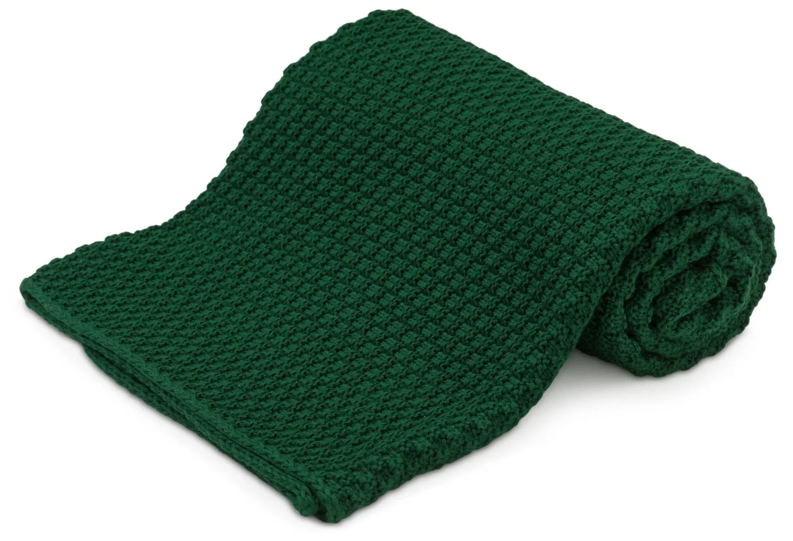 Large 170×130 cm bamboo blanket for moms – emerald