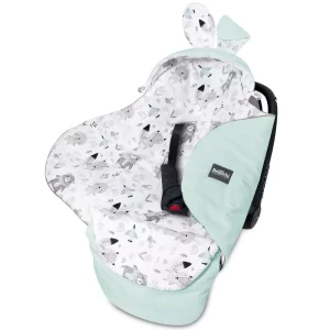 Baby Car Seat Blanket 90x90 cm animaland