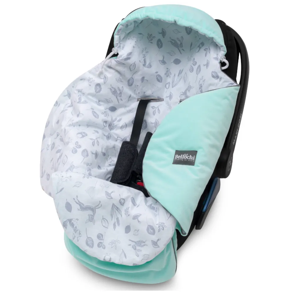 Baby Car Seat Blanket 90×90 cm secret forest