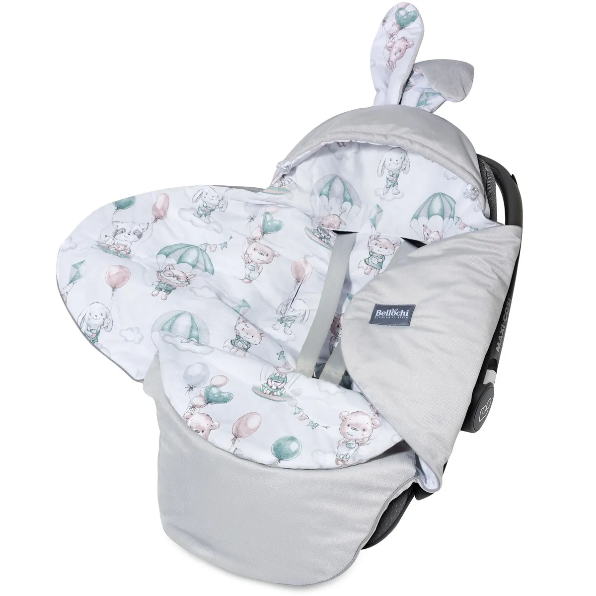 Baby car seat blanket 90×90 cm Loom