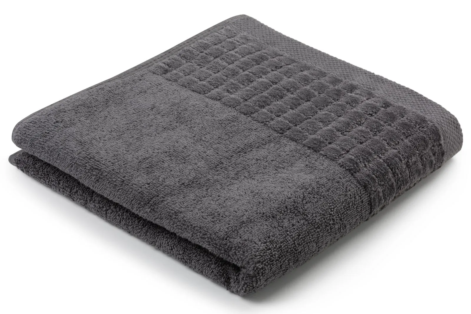 Hotel Luxury Collection hand towel 100×50 cm Larisa dark grey 500 g/m²