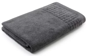 Hotel Luxury Collection bath towels 140x70 cm Larissa dark grey 500 g/m²