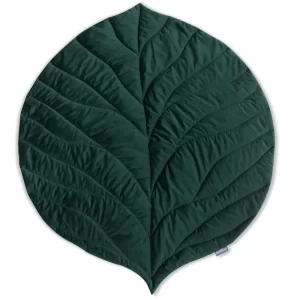 Playmat  small 95x78 cm deep green leaf