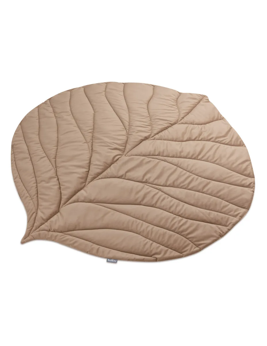 Playmat big 138×120 cm beige leaf