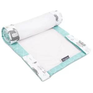 Breathable mesh cot bumper animaland 180x30 cm