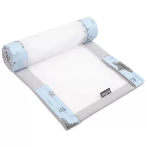 Breathable mesh cot bumper rigel star 360x30 cm