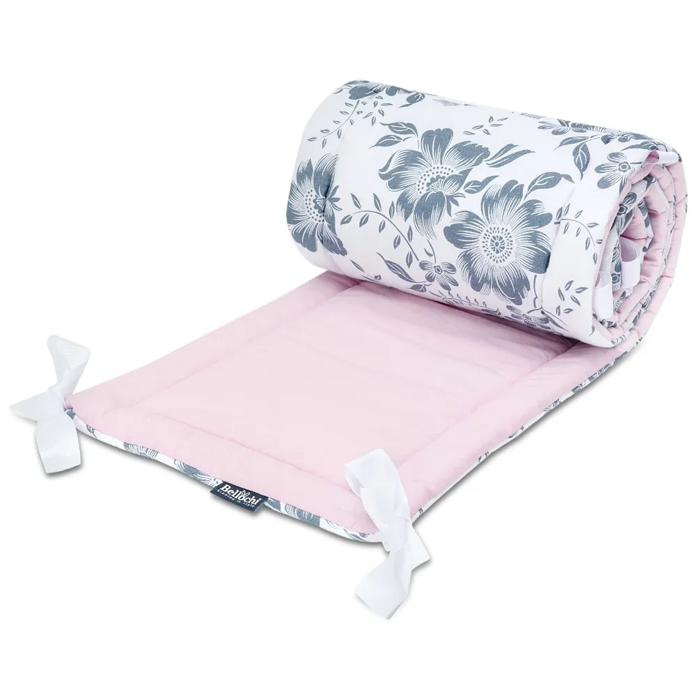 Cot Bumper protection 180×30 cm pink berry