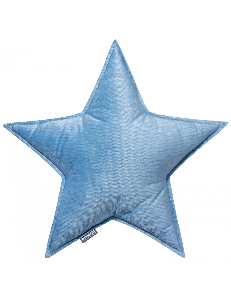 Decorative STAR shaped pillow JEANS