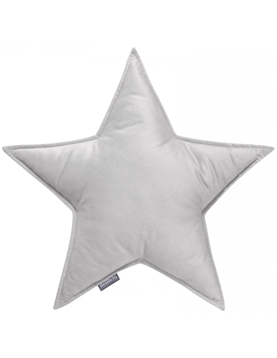 Decorative STAR shaped pillow Gray