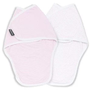 Baby swaddle wrap 2 pc set MiMi pink 0-3m
