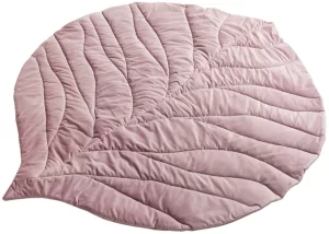 Playmat small 95x78 cm pink leaf