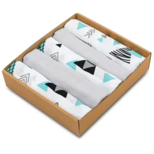 Muslin squares 5 pieces set Tresor 60x80 cm