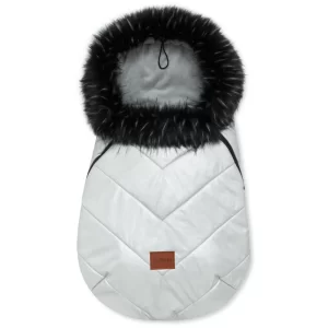 Winter baby sleeping bag 0-24m for a stroller, carrycot or sledge winter x-silver