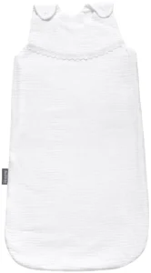 Baby sleeping bag TOG 2.5 Cuddly Muslin White (adjustable 0/6-6/12 m)