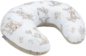 Nursing feeding pillow 60×40 cm jungle baby with removable cover