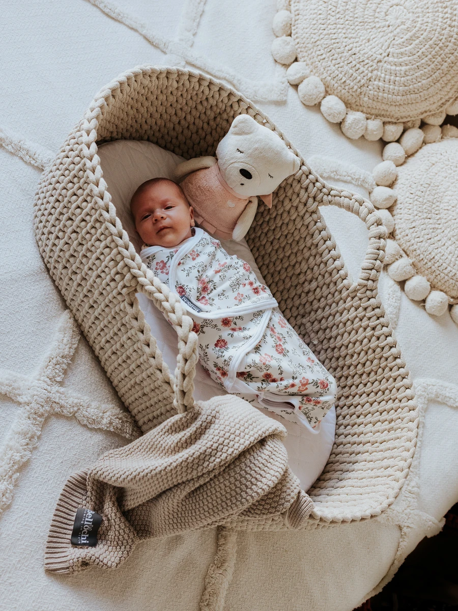  Moses basket – light beige Bellochi 3