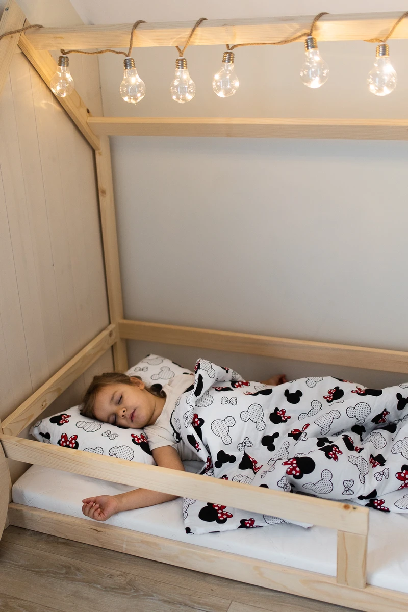  Cotton Toddler bedding 2 pc set with filling kid duvet 135×100 cm and pillow 60×40 cm little MOUSE Bellochi 1