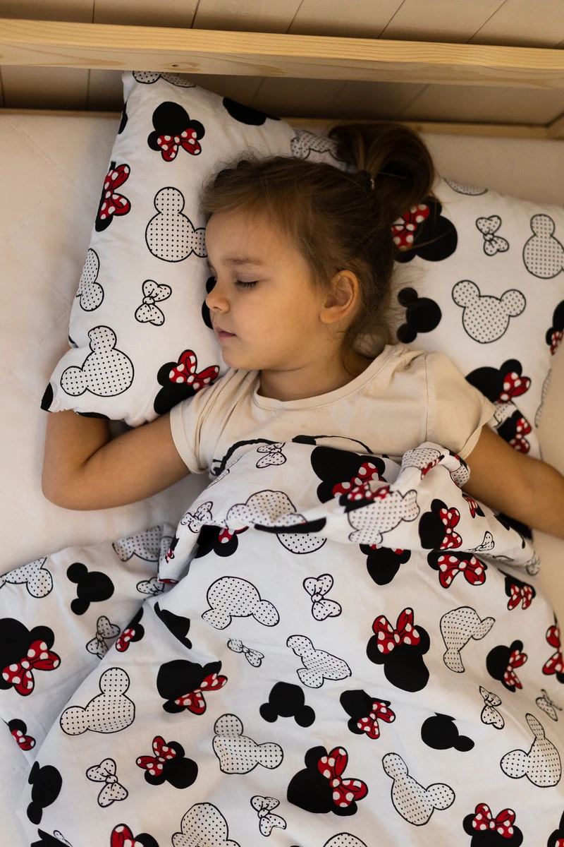  Cotton Toddler bedding 2 pc set with filling kid duvet 135×100 cm and pillow 60×40 cm little MOUSE Bellochi 2