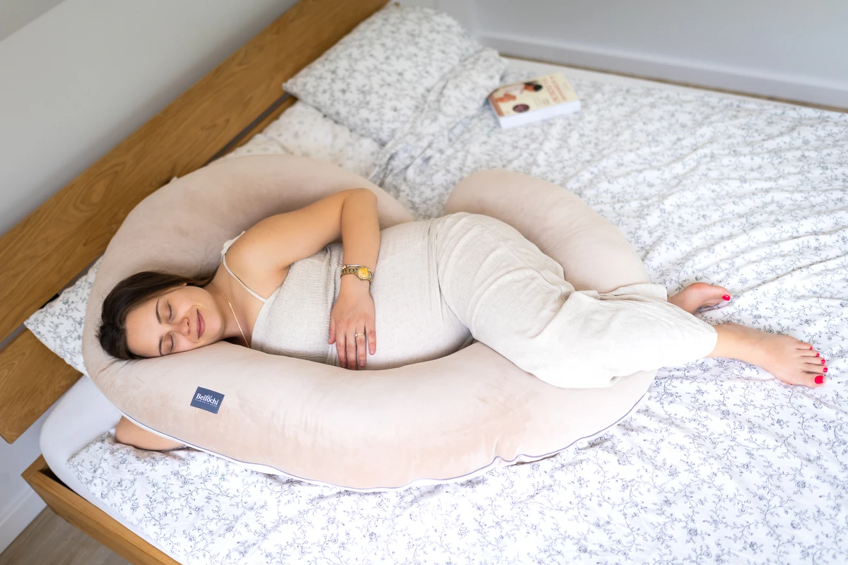  Big pregnancy pillow C-shaped, 140×85 cm, beige Bellochi 5