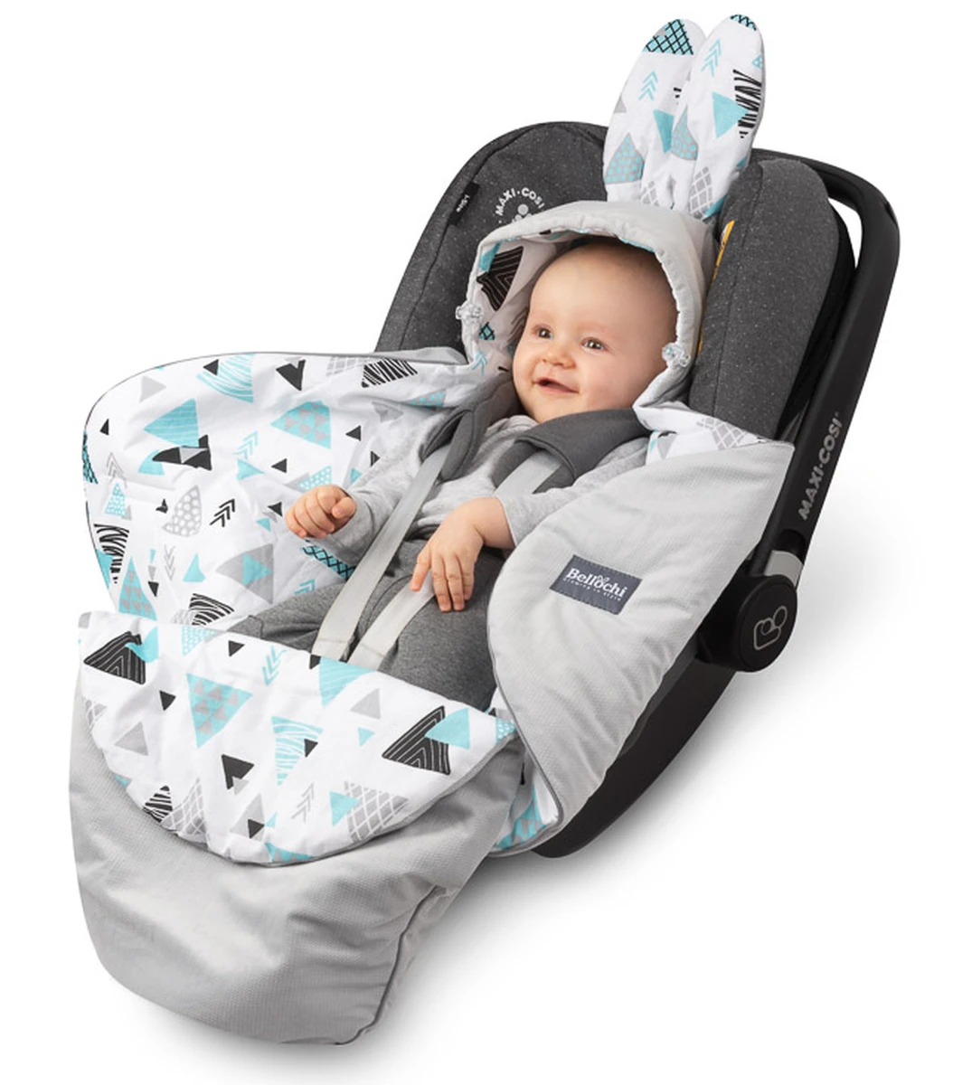  Baby car seat blanket 90×90 cm tresor Bellochi 1