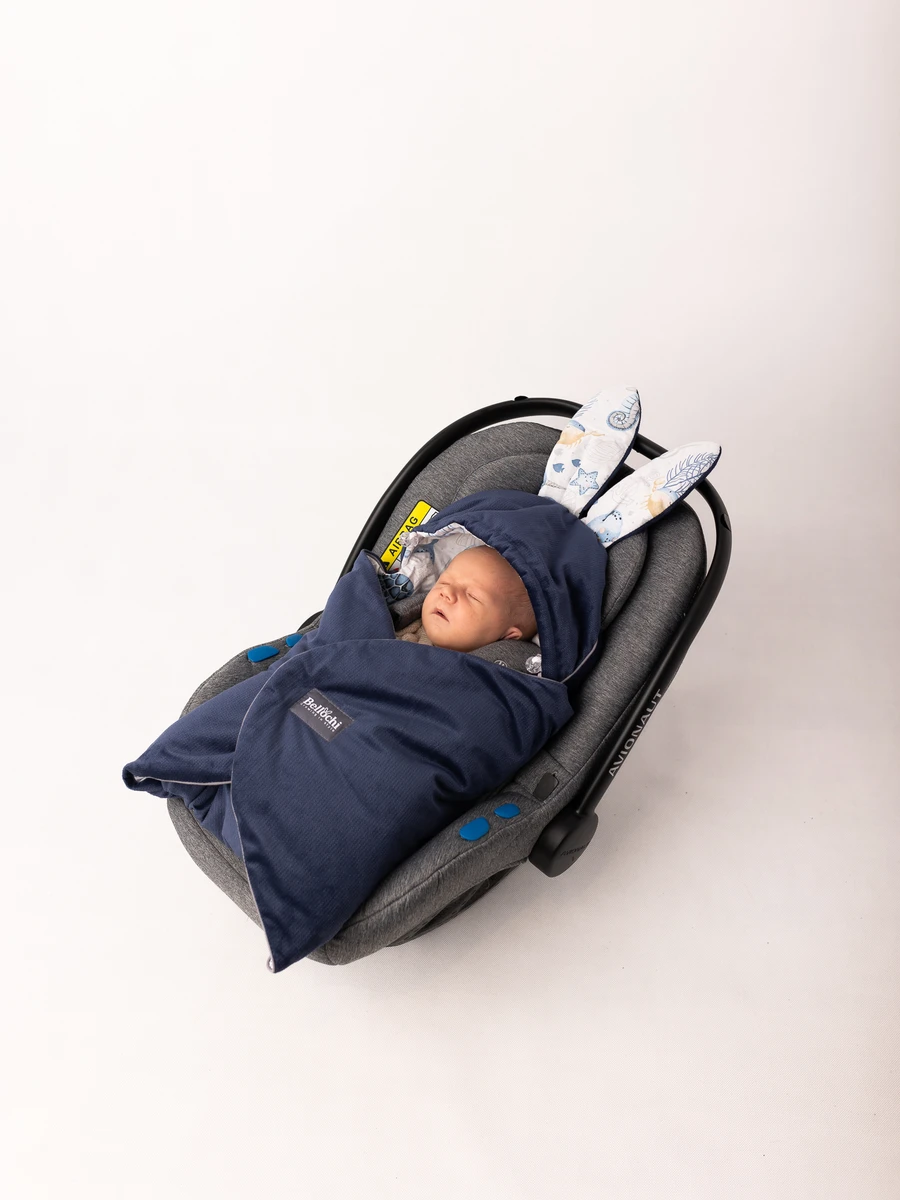  Baby car seat blanket 90×90 cm Verne Bellochi 2